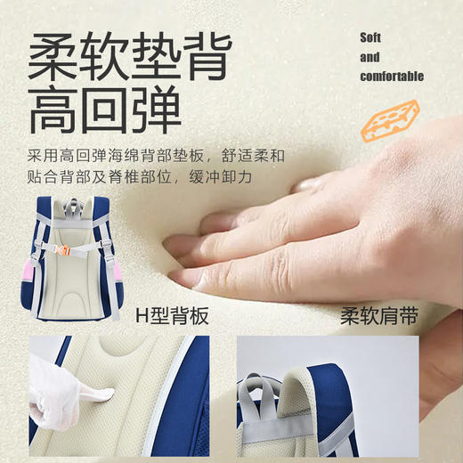 儿童书包男女小学生一二三到六年级学院减负双肩背包 商品图2