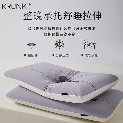 KRUNK·超柔慢回弹安眠枕(自营)｜5秒慢回弹、缓压护颈 商品图3