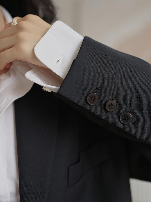 简约宽松版 羊毛西装外套 商品图5