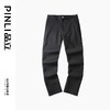 PINLI品立2024春季新款男士纯色直筒休闲长裤潮牌百搭黑色男裤子B233217091 商品缩略图3