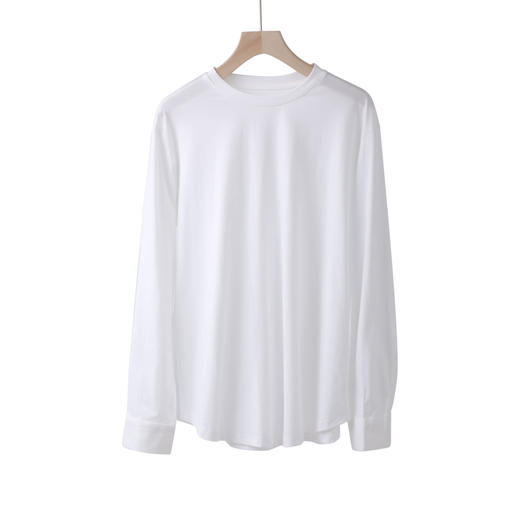 衬衫袖白T 商品图0