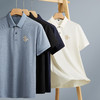 【Q】【纯棉】【新款DDY】大依优型大码男装短袖Polo衫翻领纯棉丝光棉加肥加大透气吸汗夏季上衣半袖t恤夏装 商品缩略图2