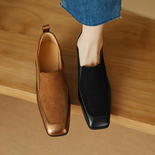 【预售5天】优雅个性，里外全皮爆款深口单鞋DB&M5830 商品图11