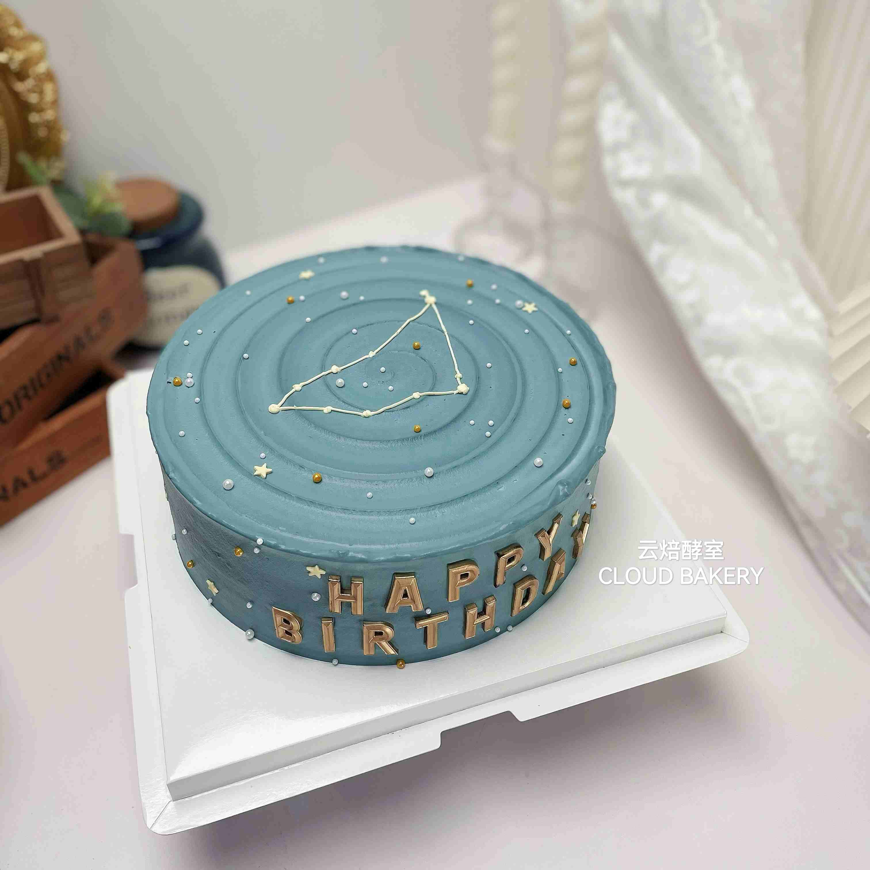 【星座主题蛋糕】星图会根据月份画