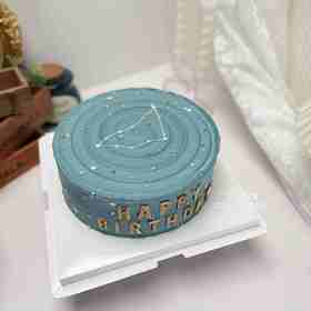 【星座主题蛋糕】星图会根据月份画