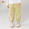 贝贝怡女童长裤2024春季新款甜美休闲束脚裤儿童春装女中大童裤子ZB1DK012 商品缩略图3