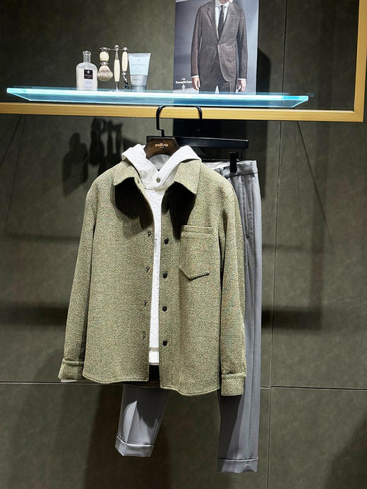 【限量1件】callisto绿色设计师推荐款夹克 FTFEJ123GR 商品图0