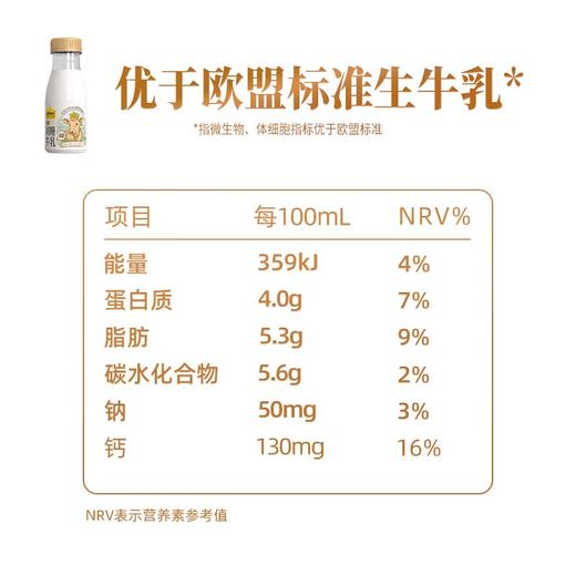 【72小时发货】认养一头牛 冷藏娟姗牛乳200ml*12 商品图6