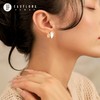 『心动』心形极简贝母耳环 商品缩略图1