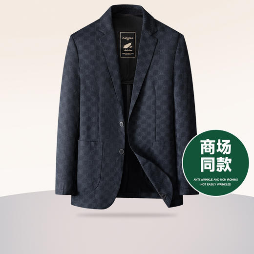 【商城同款】【新款DKP】大依优型大码西装休闲西服外套加肥加大肥佬休闲商务上衣男士胖子正装透气 商品图0