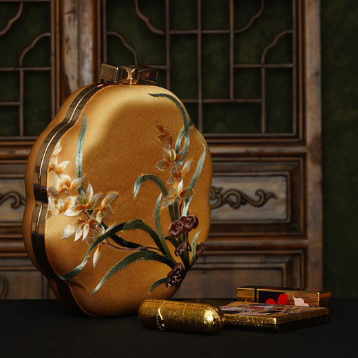 复古绣花国风小圆包，小众设计斜挎包LHS-150 商品图2