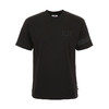 GCDS 男士字母刺绣徽标棉质圆领短袖T恤 黑色 ACC94U020077 BLACK 商品缩略图0