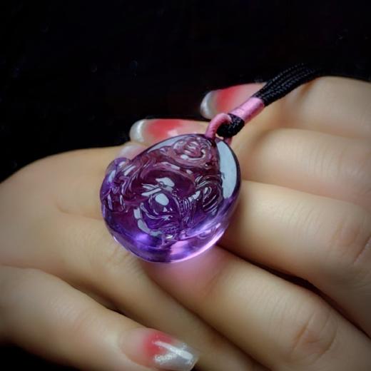 天然紫水晶弥勒佛 商品图5