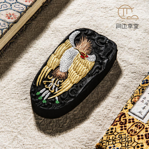 80年代上海墨厂曹素功制二两凤凰油烟老墨 商品图6