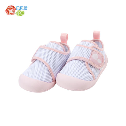 贝贝怡婴儿学步鞋防滑稳步鞋小童魔术贴春秋单鞋宝宝网面透气鞋子ZB1DX002 商品图4