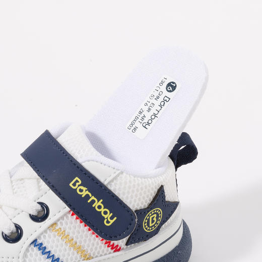 贝贝怡婴儿学步鞋防滑稳步鞋小童魔术贴2024春秋单鞋宝宝透气鞋子ZB1DX003 商品图4