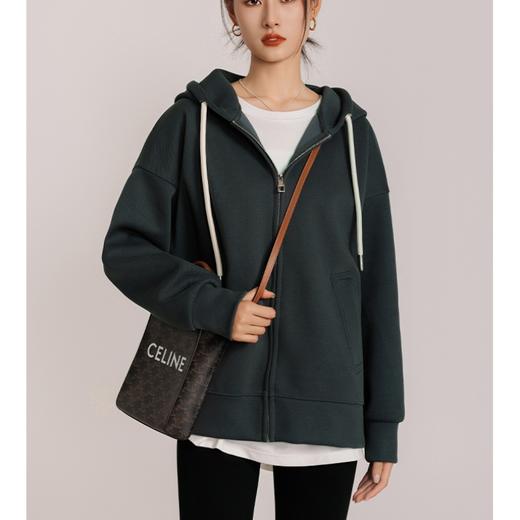 weyo女款斜纹定制料拉链外套881033 | 轻潮舒适、简单百搭、慵懒时尚 商品图2