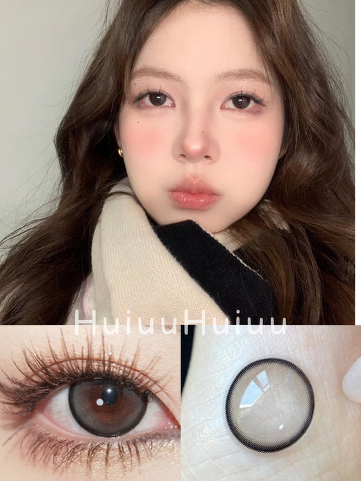 【大直径半年抛】MIMIPARK-极昼黑玫-14.5mm【半年抛 0-800度 无525/575】着色13.8mm 商品图0