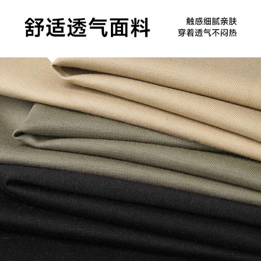 【一口价】【纯棉】【新款DK】大依优型大码圆领短袖T恤加肥加大弹力透气宽松休闲男装半袖上衣 商品图3