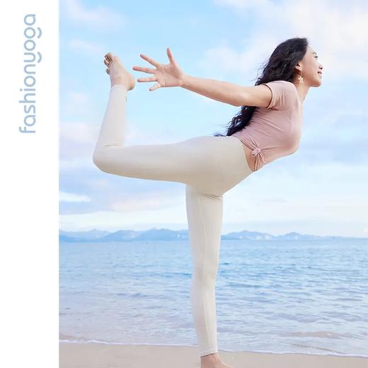 凡圣瑜伽简约雅致舒适三分袖F12305 商品图6