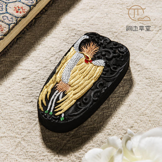 80年代上海墨厂曹素功制二两凤凰油烟老墨 商品图5