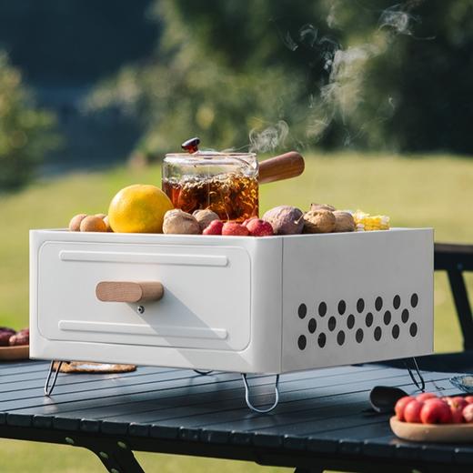 【人间烟火气！围炉煮茶烤火炉套装】满足多人需求，家庭移动小厨房！野餐烧烤炉烧烤架户外烤炉便携烤炉露营烤炉 商品图2