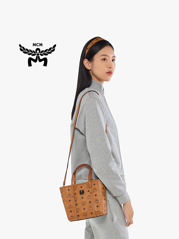 MCM 斜挎包 MINI  MWPAATN04CO001-F .人造革/牛皮革