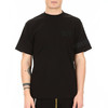 GCDS 男士字母刺绣徽标棉质圆领短袖T恤 黑色 ACC94U020077 BLACK 商品缩略图1