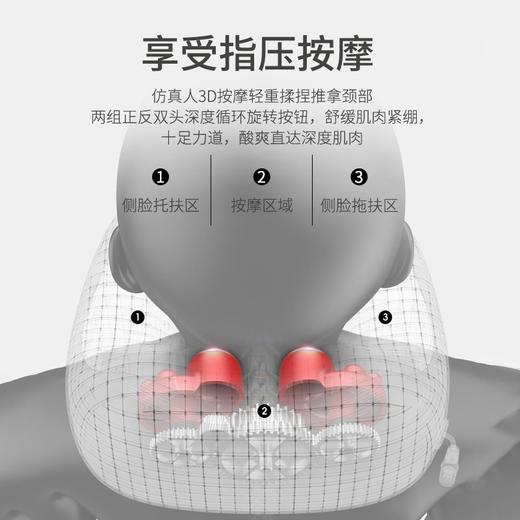 【女神节佳品 颈椎按摩神器 】U型枕颈椎按摩神器 女神节送给TA！立体支撑 享受指压按摩 多功能按摩枕！-LCAM02 商品图3