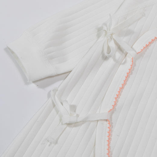 新生儿衣服春秋款婴儿连体衣纯棉和尚服初生宝宝哈衣爬服+婴儿帽ZB1DL007 商品图6