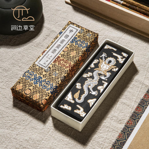 80年代上海墨厂曹素功制四两万寿无疆油烟老墨 商品图1