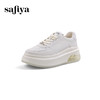超值精选|Safiya/索菲娅2024圆头厚底百搭休闲系带板鞋 SF33912226 商品缩略图5