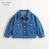 马克珍妮女童满底绣花宽松牛仔外套儿童纯棉上衣春装新款240052 商品缩略图1