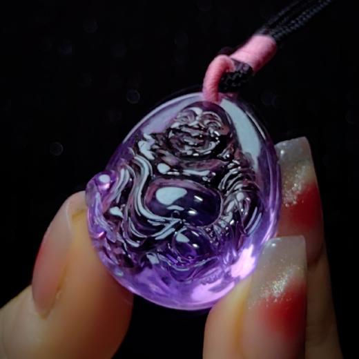 天然紫水晶弥勒佛 商品图2