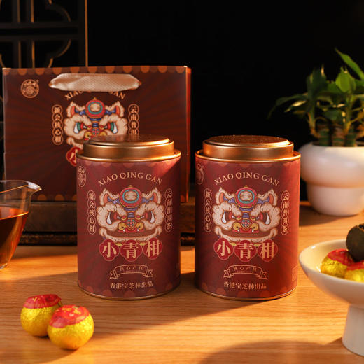 香港宝芝林出品 小青柑​普洱茶 125g/罐 15粒左右1罐 商品图0