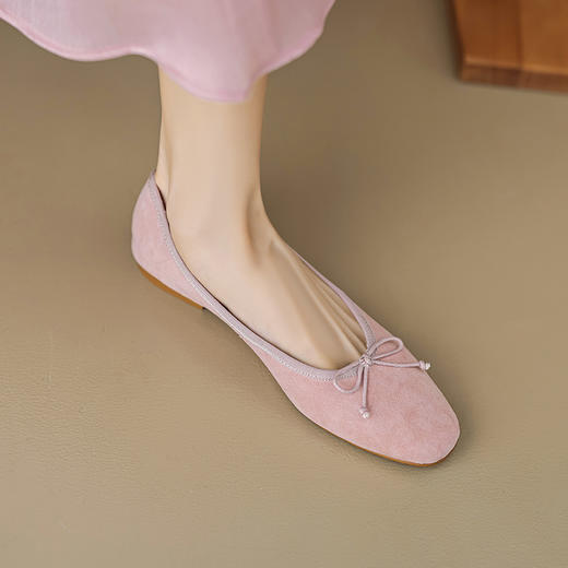 【预售5天】舒适百搭，羊反皮高耐磨防滑牛筋大底平底奶奶鞋OFSM&Y6770-11 商品图6