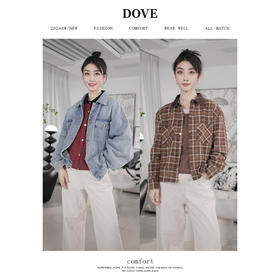 【复古繁花】老板娘高定立体复古磨毛工艺格子衬衫百搭款