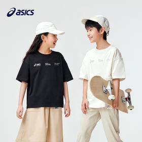 ASICS/亚瑟士童装2024春夏季男女童吸湿速干短袖柔软舒适遮热T恤