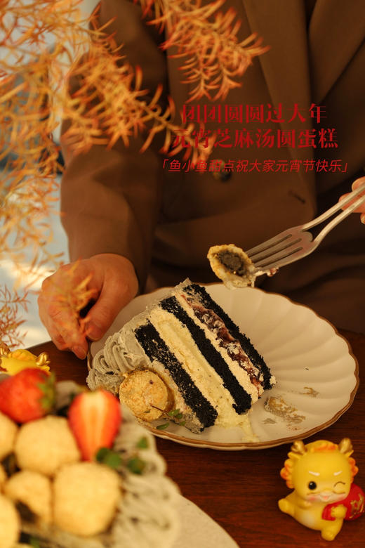 元宵黑芝麻团圆蛋糕 商品图9