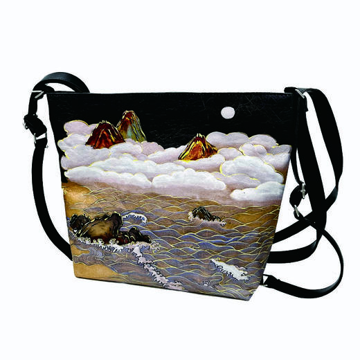 春江花月夜杜邦纸包35*27cm 精选邦纸材料 防水防尘 可调节肩带大小 双肩/单肩/手提 商品图0