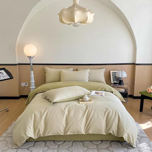 60支长绒棉四件套提花贡缎纯棉被套全棉床单被罩1.5米/1.8米 商品图0