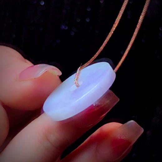 紫罗兰翡翠平安扣 商品图4