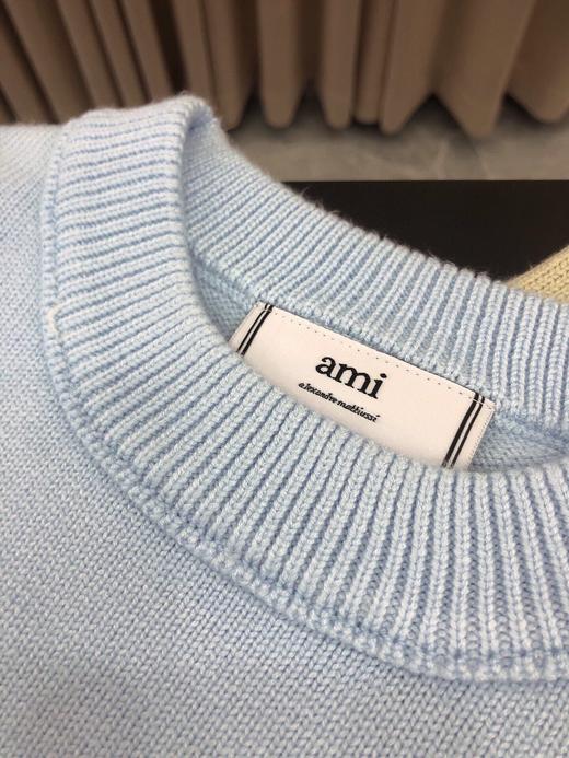 点此购买 AMI*艾米爱心男女经典款提花大爱心圆领毛衣 LL 280226 商品图8