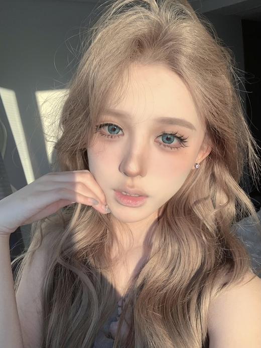 Papadox旗下 ·白金镭射&梵克雅宝&虚拟空间｜14.5mm白狮参考着色大直径｜日抛  一盒十片装 商品图13