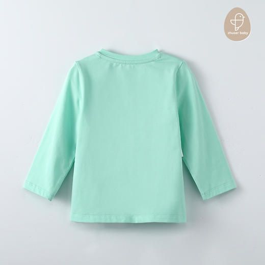 【开春T恤衫】卓儿女小童全棉针织长袖T恤衫打底套头衫适合1-4岁 商品图3