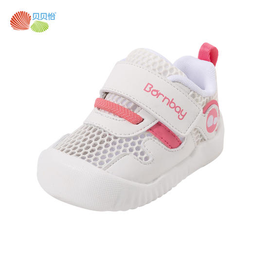 贝贝怡婴幼儿学步鞋2024夏季透气网面稳步鞋儿童一脚蹬宝宝休闲鞋ZB1DX005 商品图2