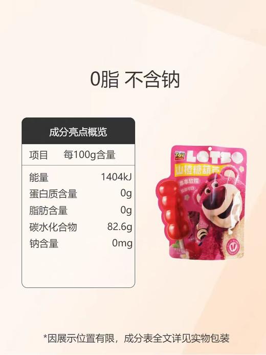 迪士尼草莓熊山楂 商品图4