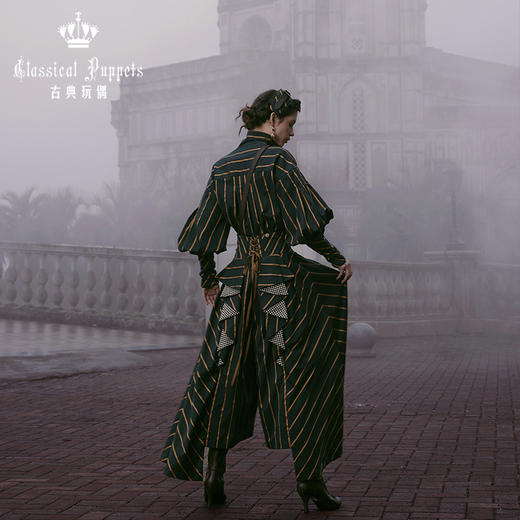 【全款预售】条纹格命 统帅 古典玩偶 Lolita【2024年8月31日起发货】 商品图4