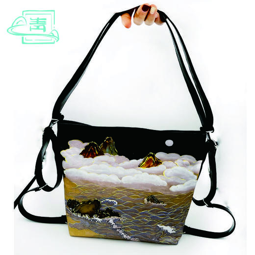 春江花月夜杜邦纸包35*27cm 精选邦纸材料 防水防尘 可调节肩带大小 双肩/单肩/手提 商品图1