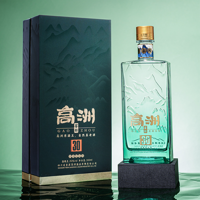 高洲窖龄30 高端浓香 绵柔浓香型白酒52度500ml